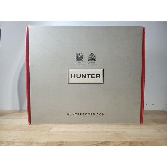 Hunter Orig Block Heel Chel Bright Plum US5 - Picture 3 of 6